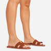 Sundance Caged Flat Slider Sandal