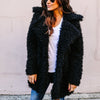 Ladies Long Teddy Coat